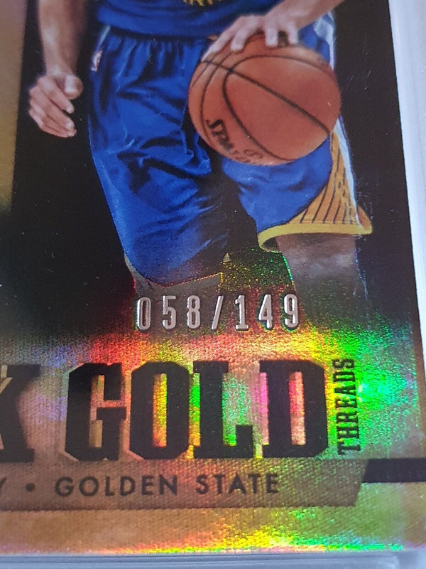 2012 Panini Gold Standard Stephen Curry #PATCH /149 Game Worn Jumbo Jersey