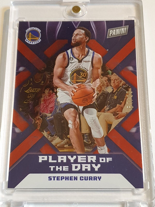 2022 Panini Stephen Curry #46 RED /99 Holo  Player of the Day - Ready to Grade