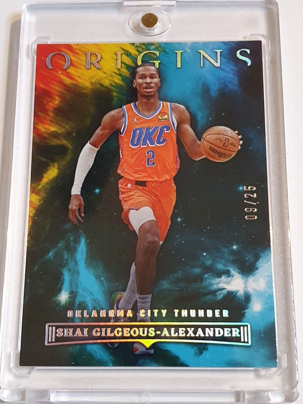 2022 Panini Origins Shai Gilgeous-Alexander #34 TURQUOISE /25 Edition - Rare