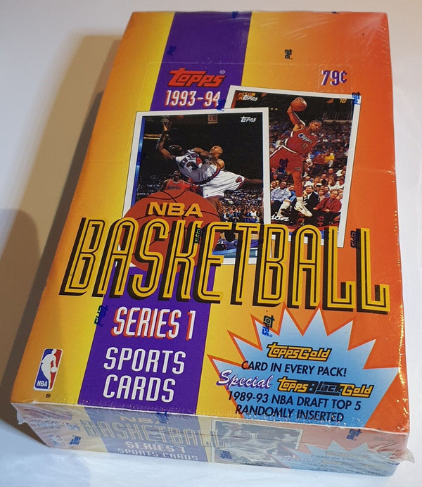 1993-94 Topps NBA Basketball Series 1 Box - Factory Sealed