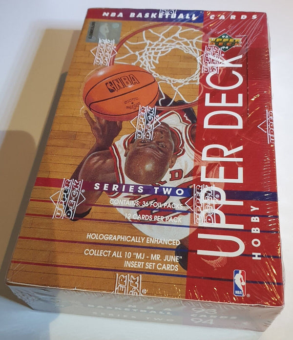 1993-94 Upper Deck NBA Basketball Hobby Box Series 2 - Factory Sealed