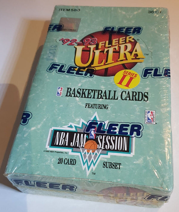 1992-93 Fleer Ultra NBA Basketball Cards Series 2 Box - Factory Sealed