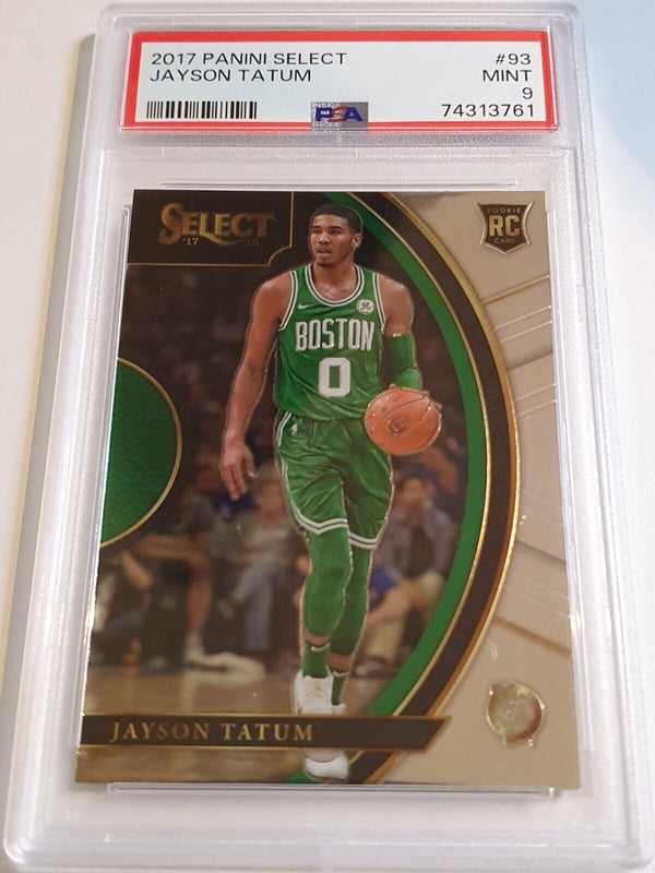 2017 Panini Select Jayson Tatum Rookie #93 Concourse - PSA 9 (LOW POP)