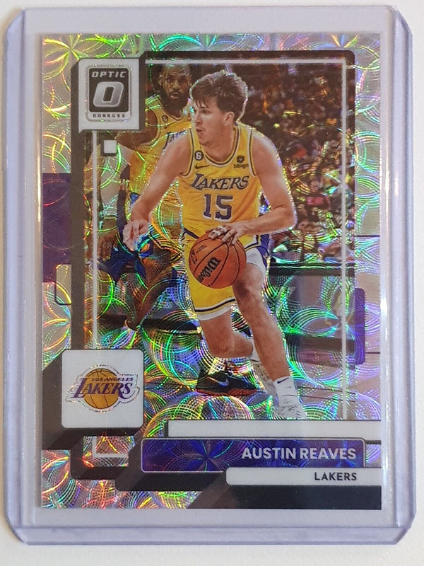 2022 Donruss Optic Austin Reaves #136 PREMIUM SCOPE /249 Holo - Ready to Grade