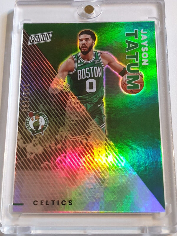 2023 Panini Jayson Tatum #5 SILVER FOIL /199 Father's Day - Ready to Grade