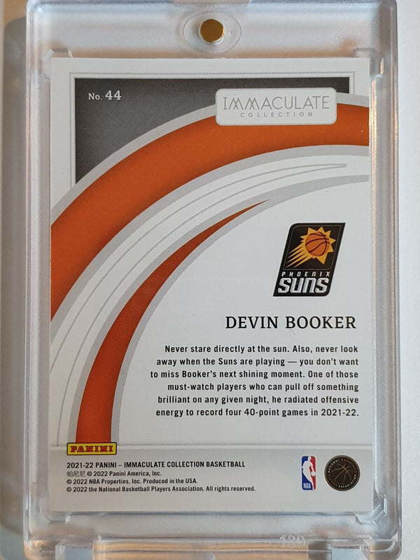 2021 Panini Immaculate Collection Devin Booker #44 RED /49  - Ready to Grade