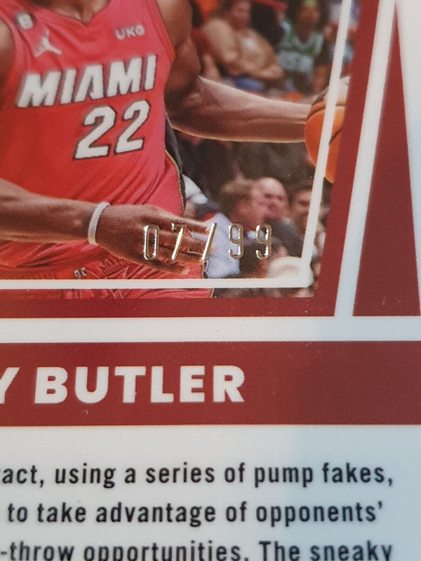 2022 Panini Donruss Optic Jimmy Butler #24 RED Holo /99 Elite Dominators - Rare