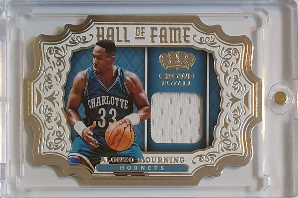 2021 Panini Crown Royale Alonzo Mourning #PATCH Game Worn Jersey - Rare