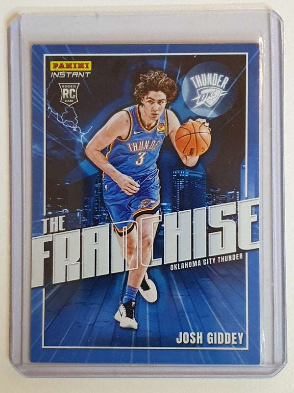 2022 Panini Instant Josh Giddey Rookie #SF21 /596 The Franchise RC - Rare