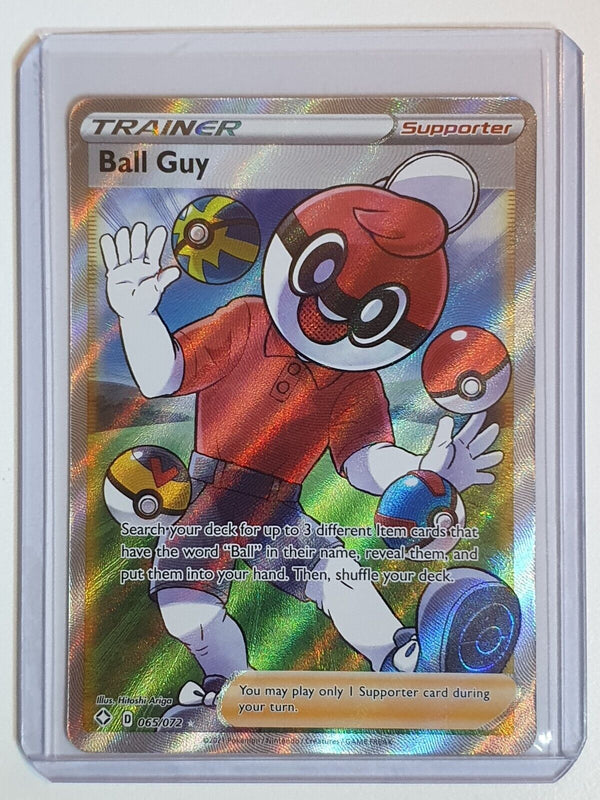 2021 Pokemon Ball Guy 065/072 Ultra Rare Shining Fates - Ready to Grade