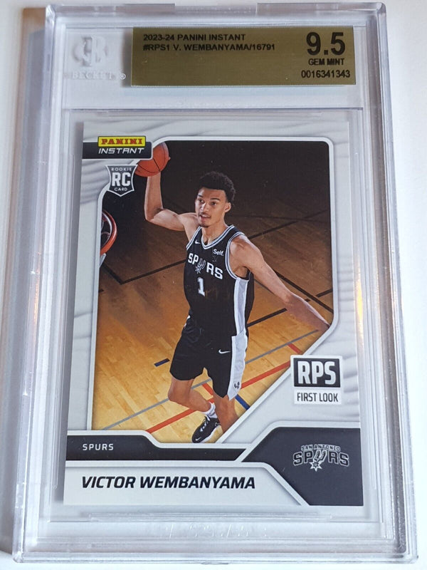 2023 Panini Instant Victor Wembanyama Rookie /16791 RC - BGS 9.5 (LOW POP)