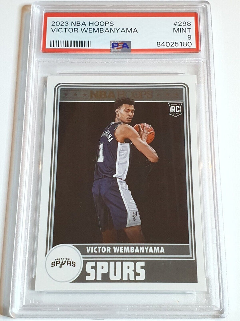  PSA 10 VICTOR WEMBANYAMA ROOKIE CARD 2023 PANINI HOOPS