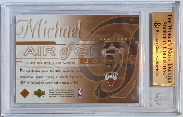 1999 Upper Deck Michael Jordan BRONZE /100 Air of Greatness - BGS 9.5 (POP 3)