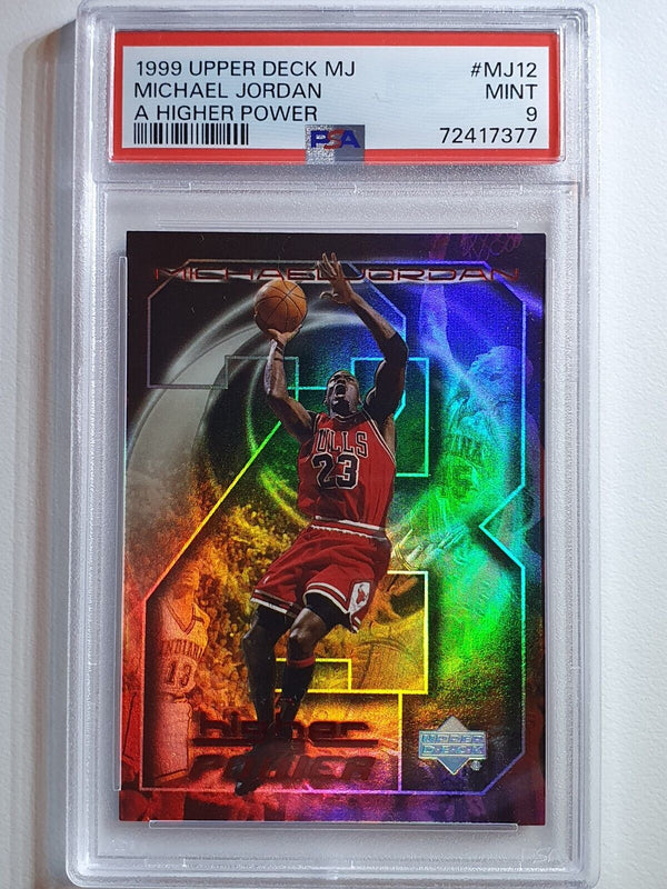1999 Upper Deck Michael Jordan Higher Power #MJ12 HOLO - PSA 9 (POP 32)