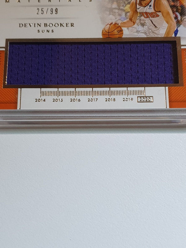 2019 Panini National Treasures Devin Booker #PATCH /99 Game Worn Jumbo Jersey