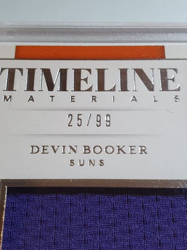 2019 Panini National Treasures Devin Booker #PATCH /99 Game Worn Jumbo Jersey