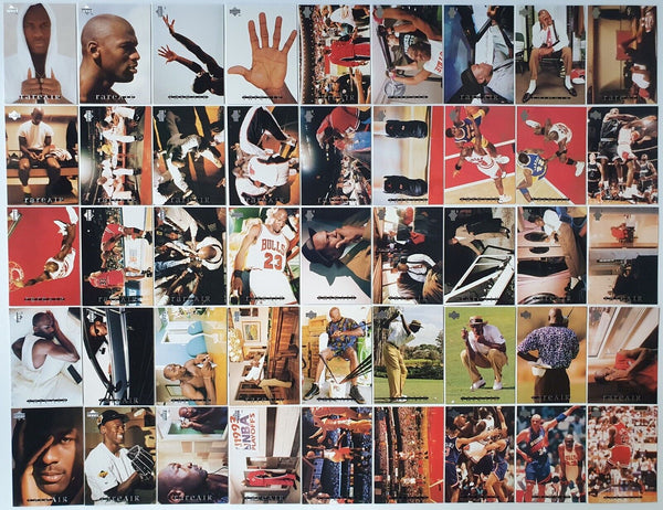 1994 Upper Deck Michael Jordan RARE AIR (Complete set of 90 Cards) - Rare