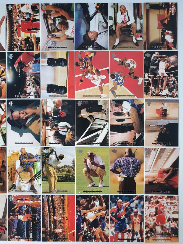 1994 Upper Deck Michael Jordan RARE AIR (Complete set of 90 Cards) - R Perfect Edges Cards 1994 Upper Deck Michael Jordan RARE AIR (Complete set of 90 Cards) - R Perfect Edges Cards