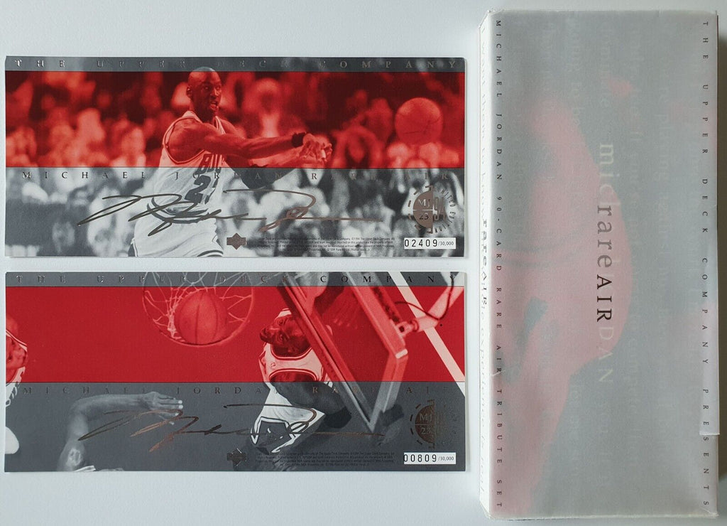 1994 Upper Deck Michael Jordan RARE AIR (Complete set of 90 Cards) - R Perfect Edges Cards 1994 Upper Deck Michael Jordan RARE AIR (Complete set of 90 Cards) - R Perfect Edges Cards