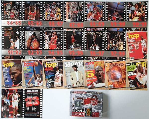 1999 Upper Deck Michael Jordan Retirement CARD SET (Complete 23 Cards) - Rare