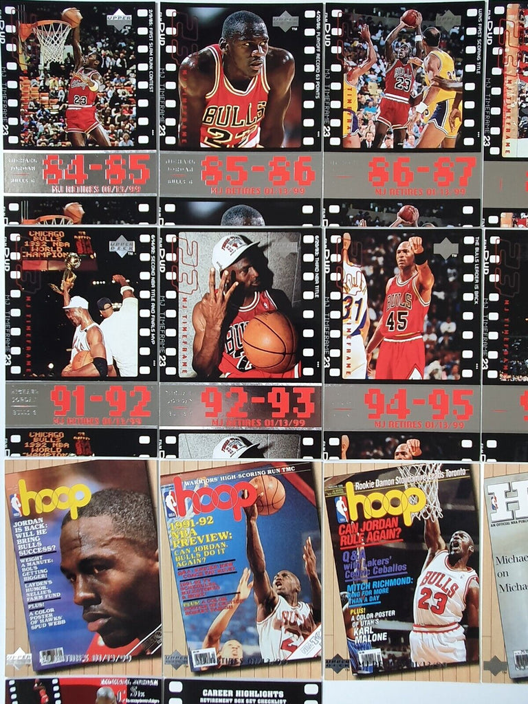 1999 Upper Deck Michael Jordan Retirement CARD SET (Complete 23