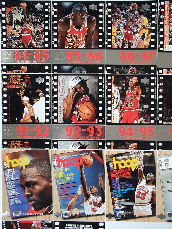 1999 Upper Deck Michael Jordan Retirement CARD SET (Complete 23 Cards) - Rare