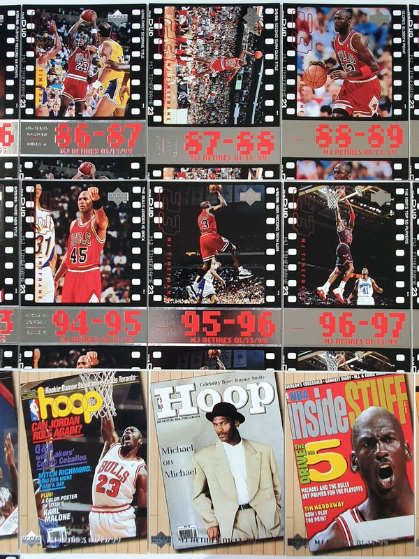 1999 Upper Deck Michael Jordan Retirement CARD SET (Complete 23 Cards) - Rare