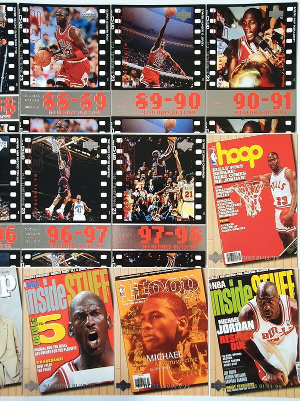 1999 Upper Deck Michael Jordan Retirement CARD SET (Complete 23 Cards) - Rare