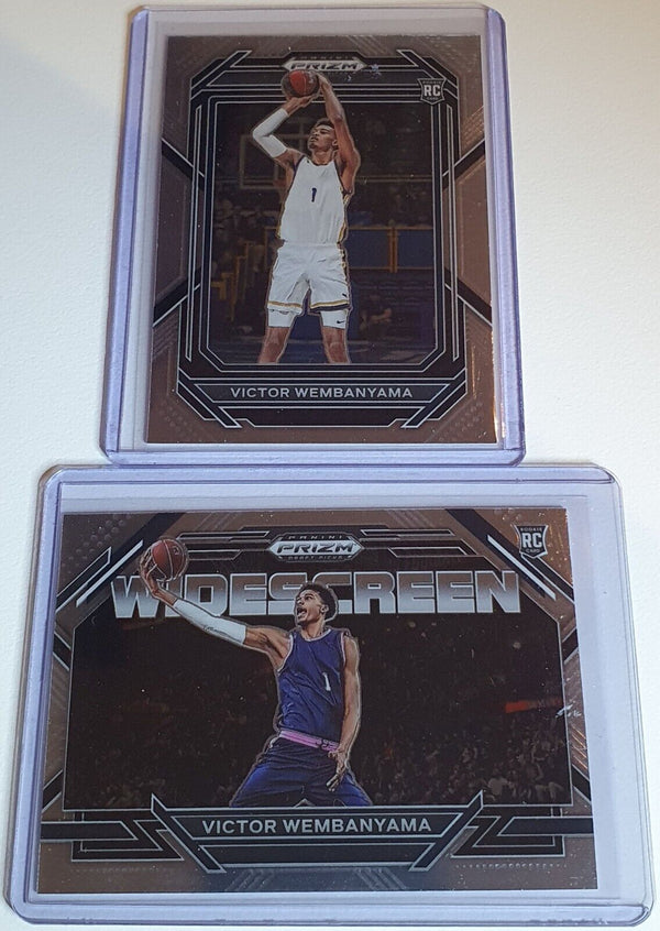 2023 Panini Prizm Draft Picks Victor Wembanyama LOT of 2 Rookie #2 #1 RC - Rare