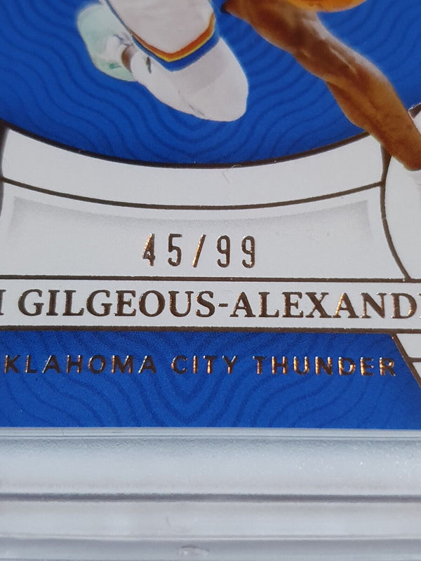 2021 National Treasures Shai Gilgeous-Alexander #41 SILVER /99 Foil Edition Rare