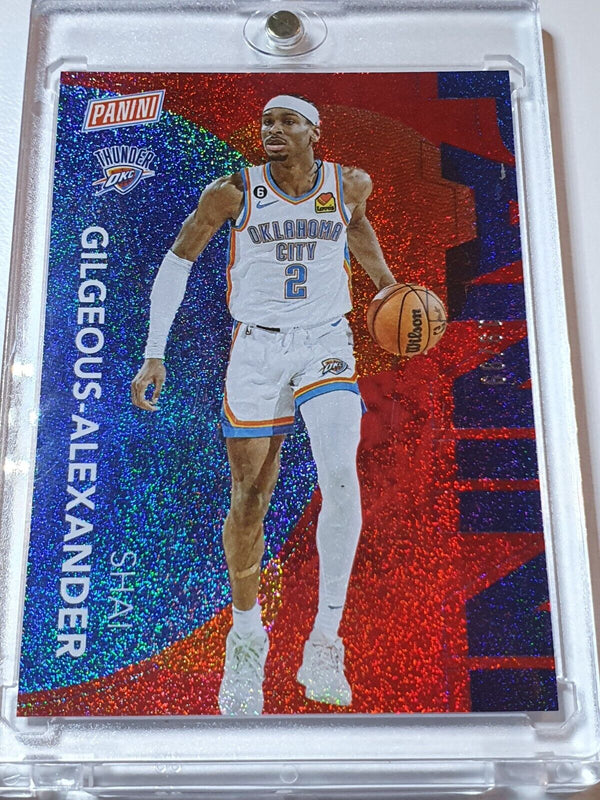 2023 Panini The National Shai Gilgeous-Alexander #50 RED /99 Holo - Rare