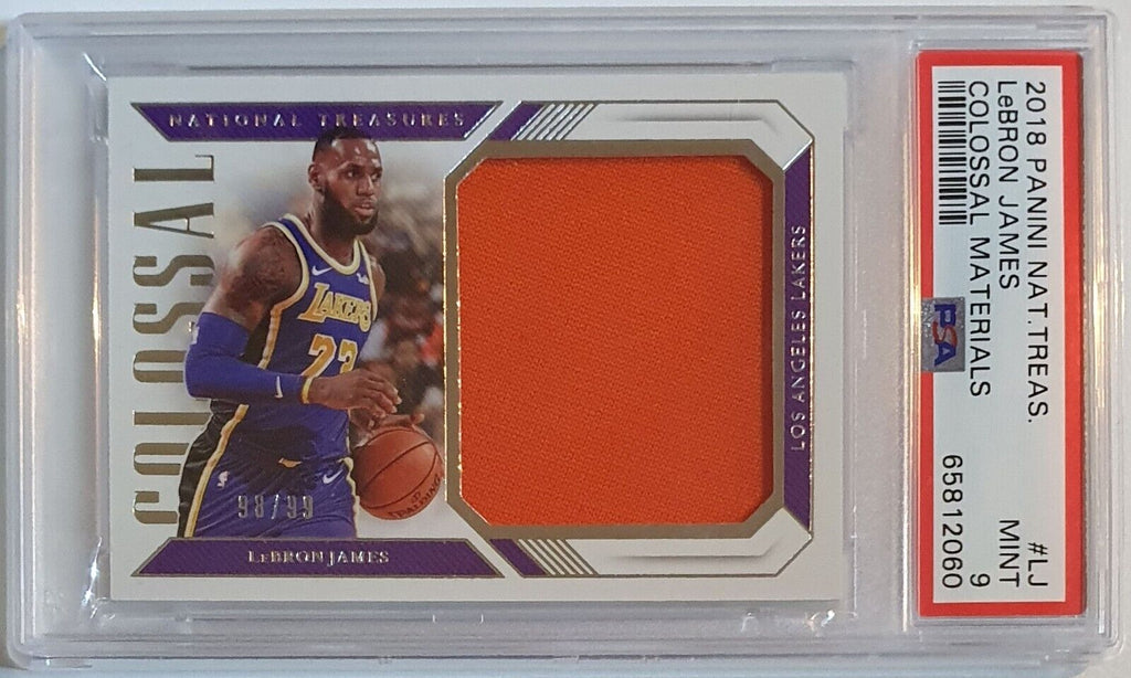 LeBron James Jumbo game used Jersey selling patch