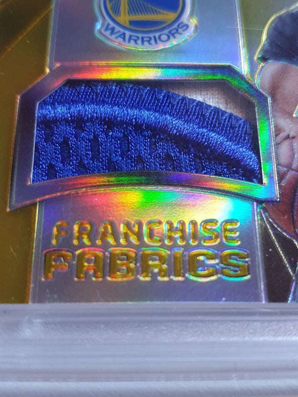 2014 Spectra Stephen Curry #PATCH GOLD 01/10 Game Jersey - PSA 9 (POP 1)