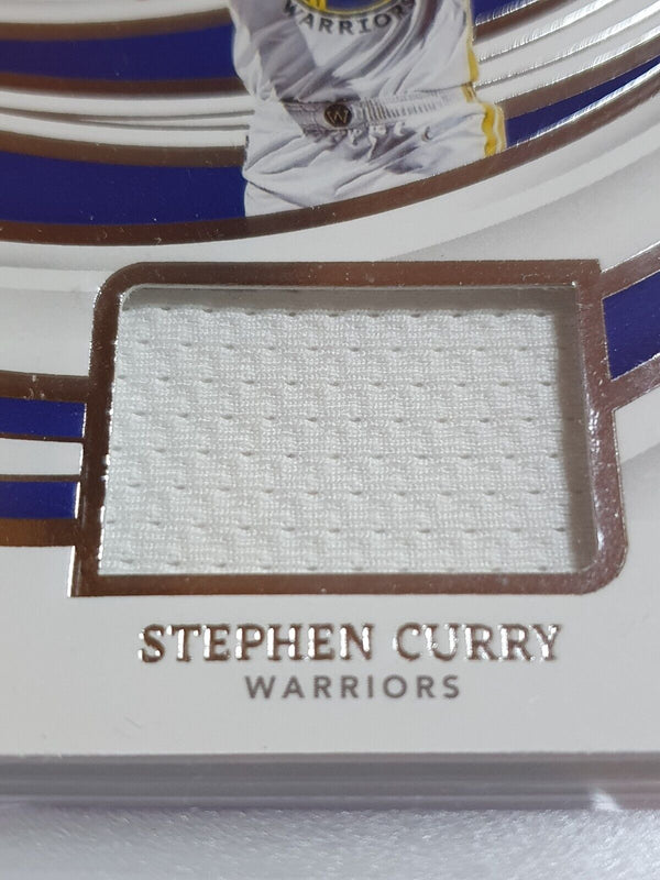 2021 Immaculate Stephen Curry #PATCH /99 Game Worn Jersey PSA 10 (POP 1)