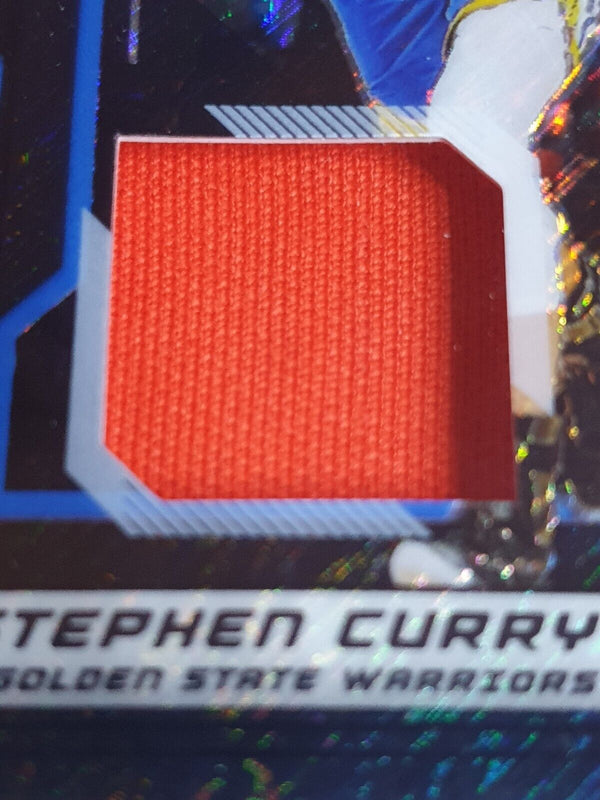 2019 National VIP Stephen Curry #PATCH BLACK SHIMMER /10 Game Worn Jersey - Rare
