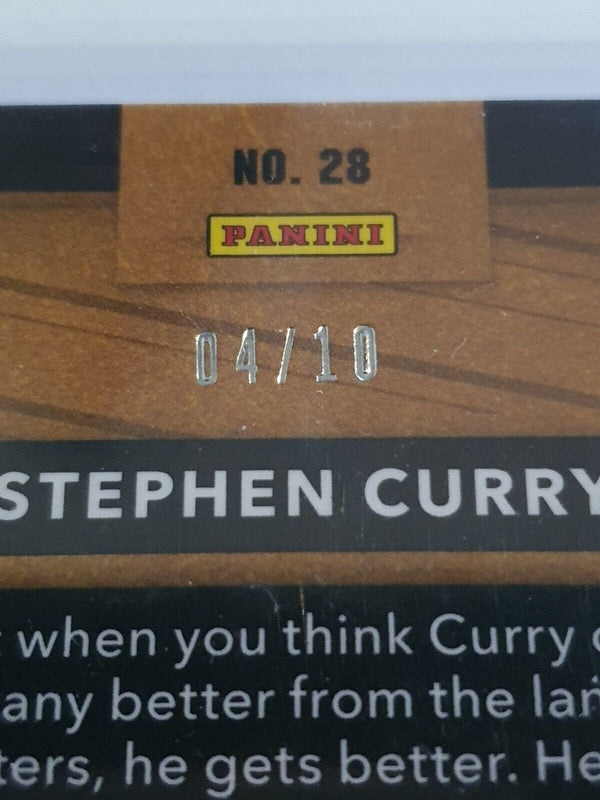 2019 National VIP Stephen Curry #PATCH BLACK SHIMMER /10 Game Worn Jersey - Rare