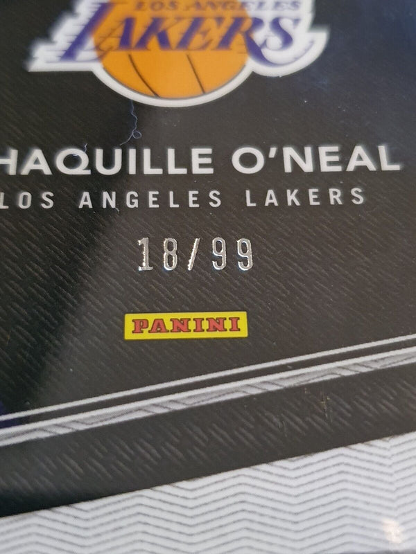 2023 Panini National Shaquille O'Neal GREEN SPARKLE /99 Holo - PSA 10 (POP 1)