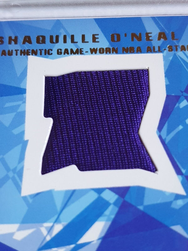 2001 Topps Shaquille O'Neal #PATCH Game Worn Jersey - Rare