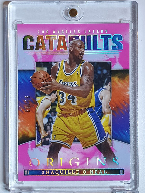 2022 Panini Origins Shaquille O'Neal #9 PINK /99 Catapults - Ready to Grade