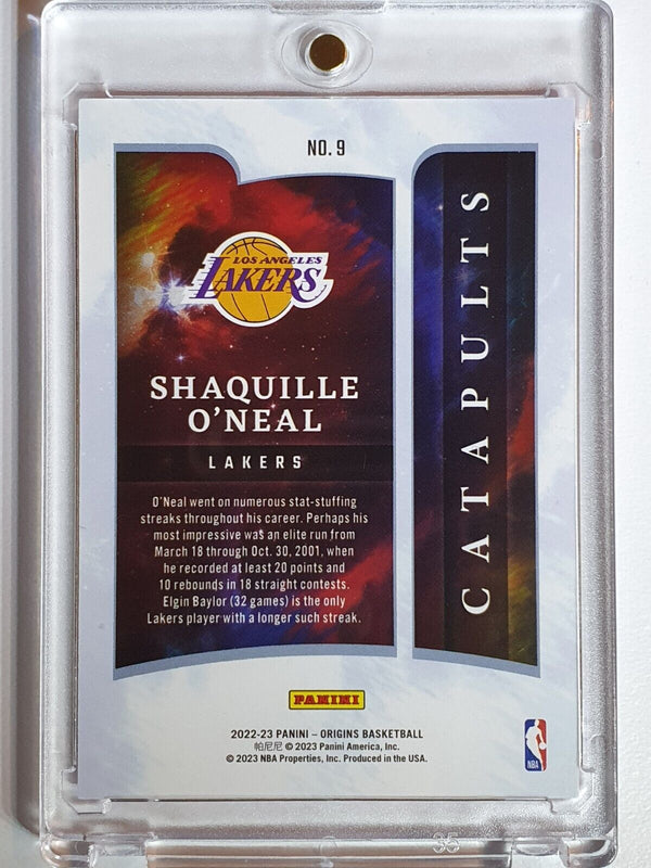 2022 Panini Origins Shaquille O'Neal #9 PINK /99 Catapults - Ready to Grade