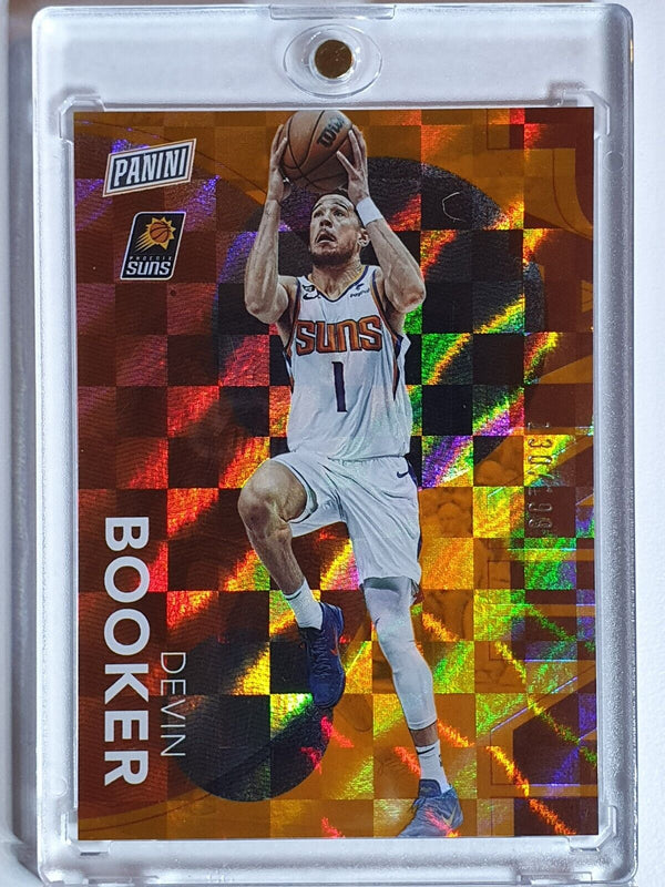 2023 Panini The National Devin Booker #40 ORANGE /199 Holo - Ready to Grade