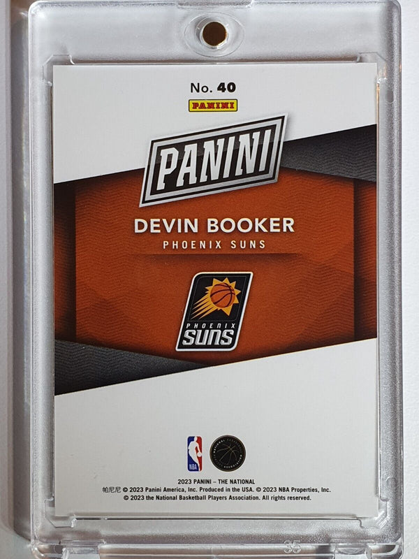 2023 Panini The National Devin Booker #40 ORANGE /199 Holo - Ready to Grade