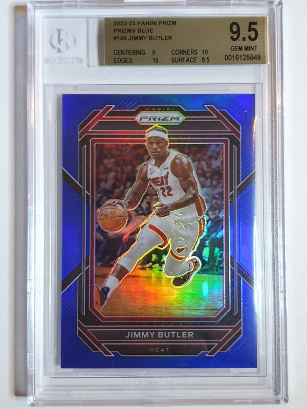 2022 Panini Prizm Jimmy Butler #149 BLUE /199 Holo - BGS 9.5 (POP 1)