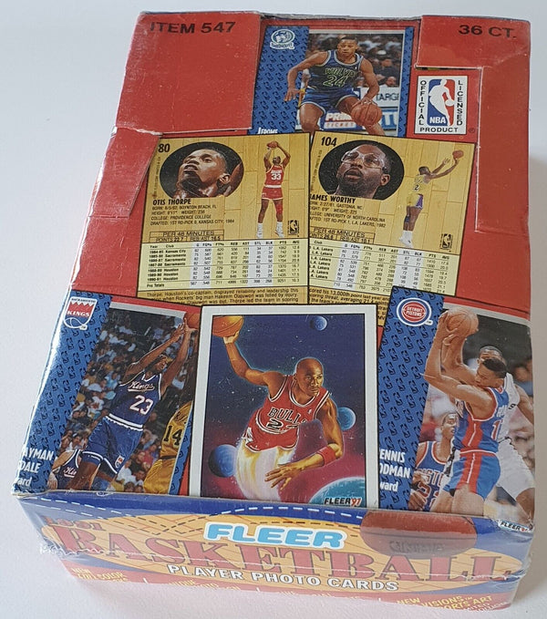 1991 Fleer NBA Basketball Series 1 Box - Factory Sealed