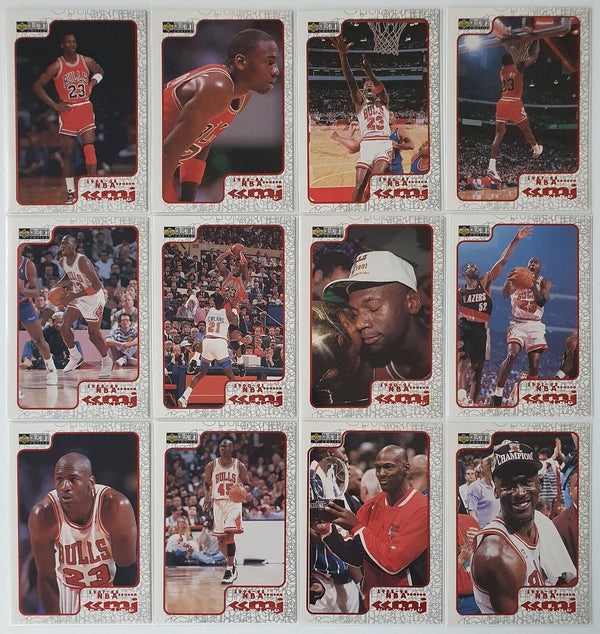 1998 UD Collectors Choice Michael Jordan MJ Rewind (Complete Set) - Rare