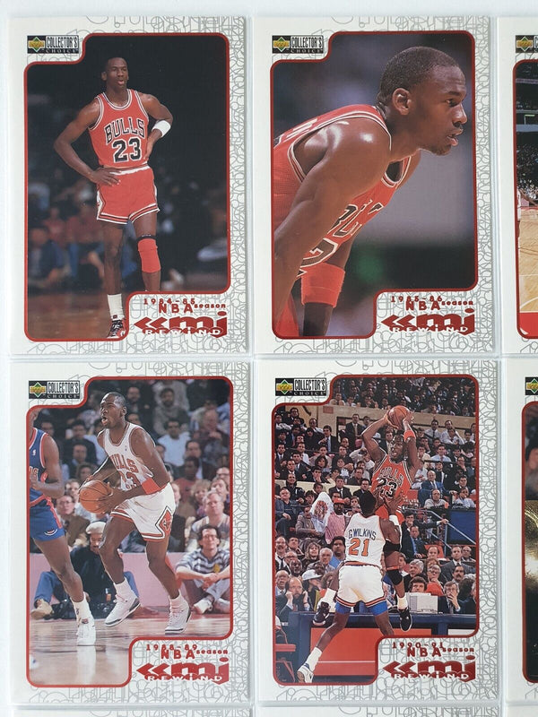 1998 UD Collectors Choice Michael Jordan MJ Rewind (Complete Set) - Rare