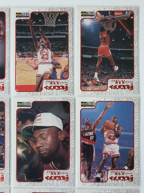 1998 UD Collectors Choice Michael Jordan MJ Rewind (Complete Set) - Rare