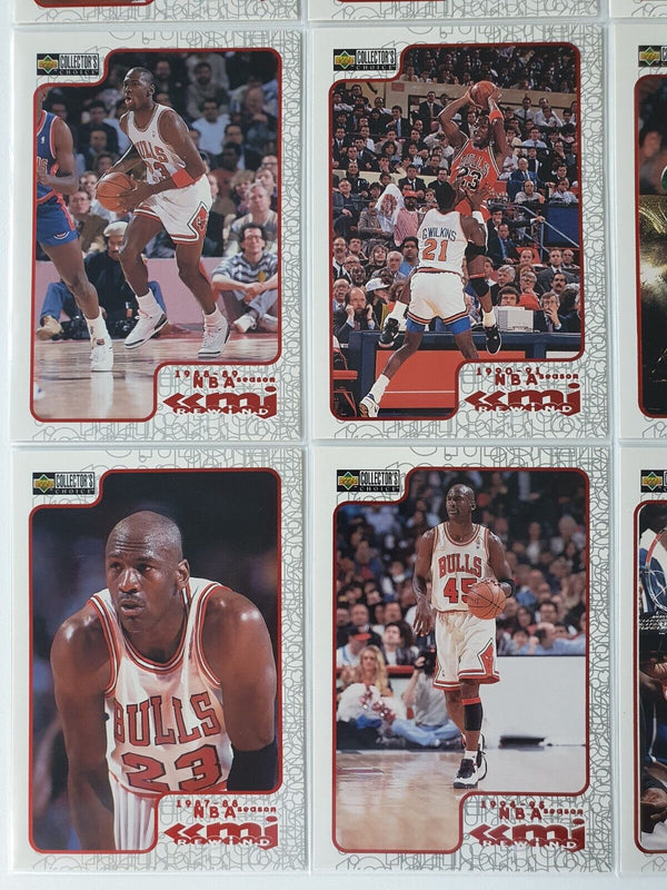 1998 UD Collectors Choice Michael Jordan MJ Rewind (Complete Set) - Rare