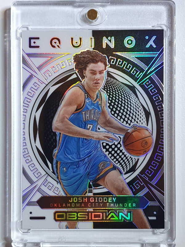 2022 Obsidian Josh Giddey #14 ELECTRIC ETCH PURPLE HOLO /75 Equinox - Rare