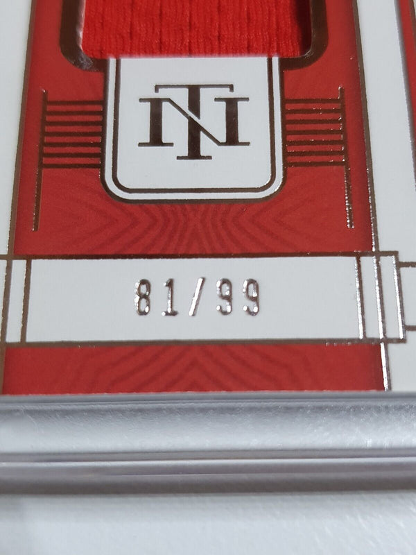 2022 Panini National Treasures Alperen Sengun #PATCH /99 Game Worn Jersey - Rare